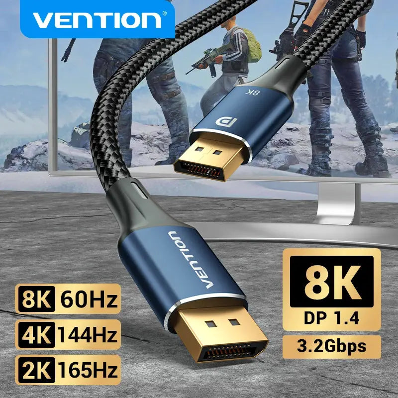 Cables | Vention DisplayPort 1.4 8K 60Hz (1.2 compatible)